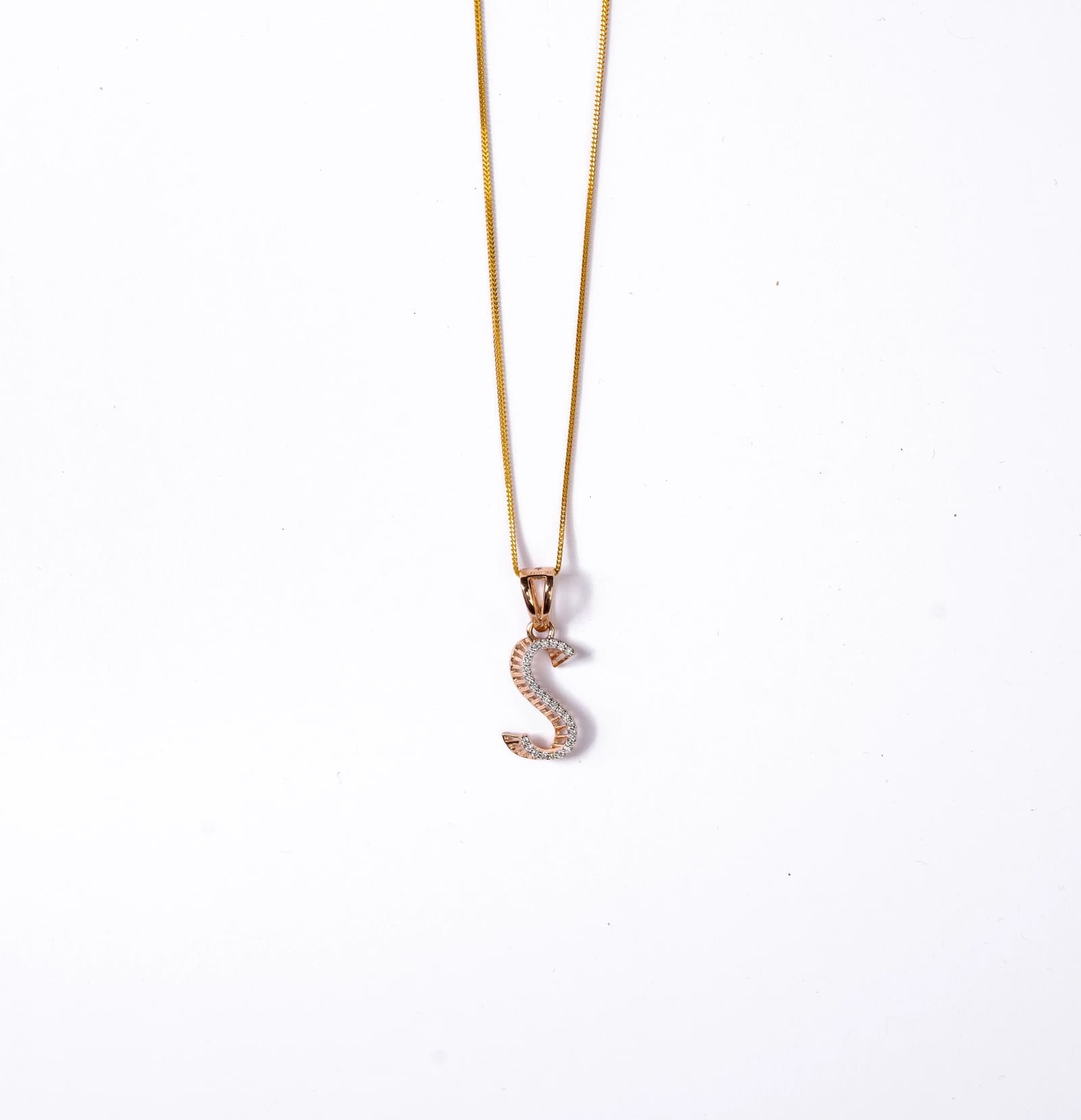 Initials Pendant and Chain