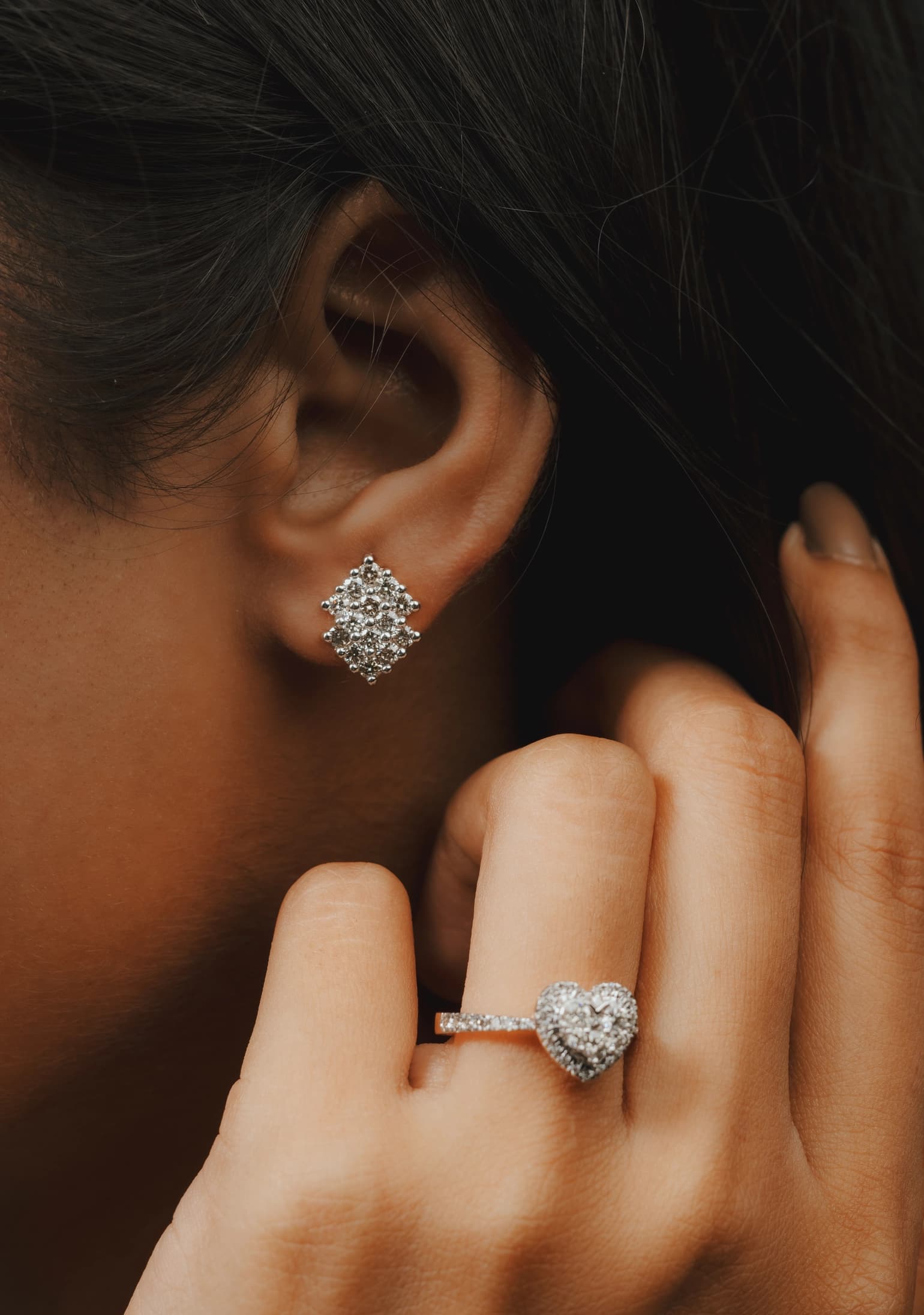 Diamond Heart Ring